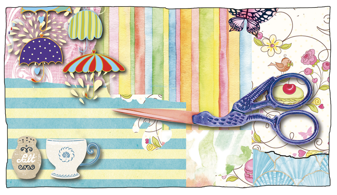 Paper book - Scrapbooking - coloring - puzzling